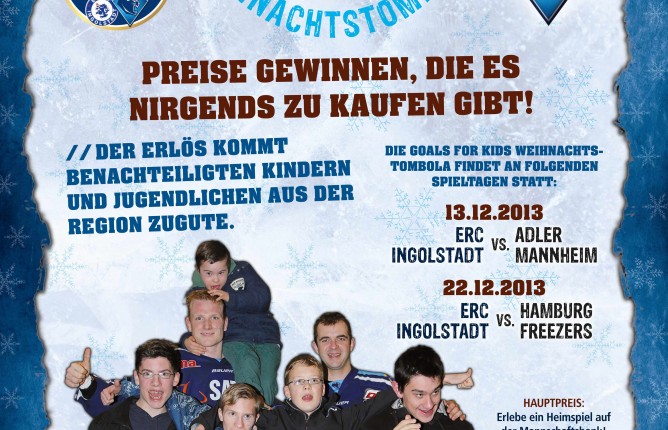 Goals for Kids Weihnachtstombola 2013 Goals for Kids Weihnachtstombola 2013
