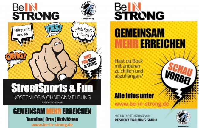 BeINstrong Goals for Kids mit Respekt Training